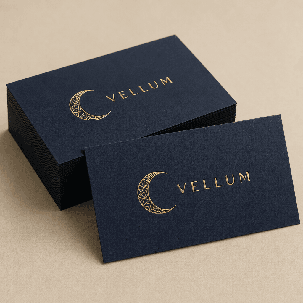 Business cards 18pt Matte Lam + SPOT UV
