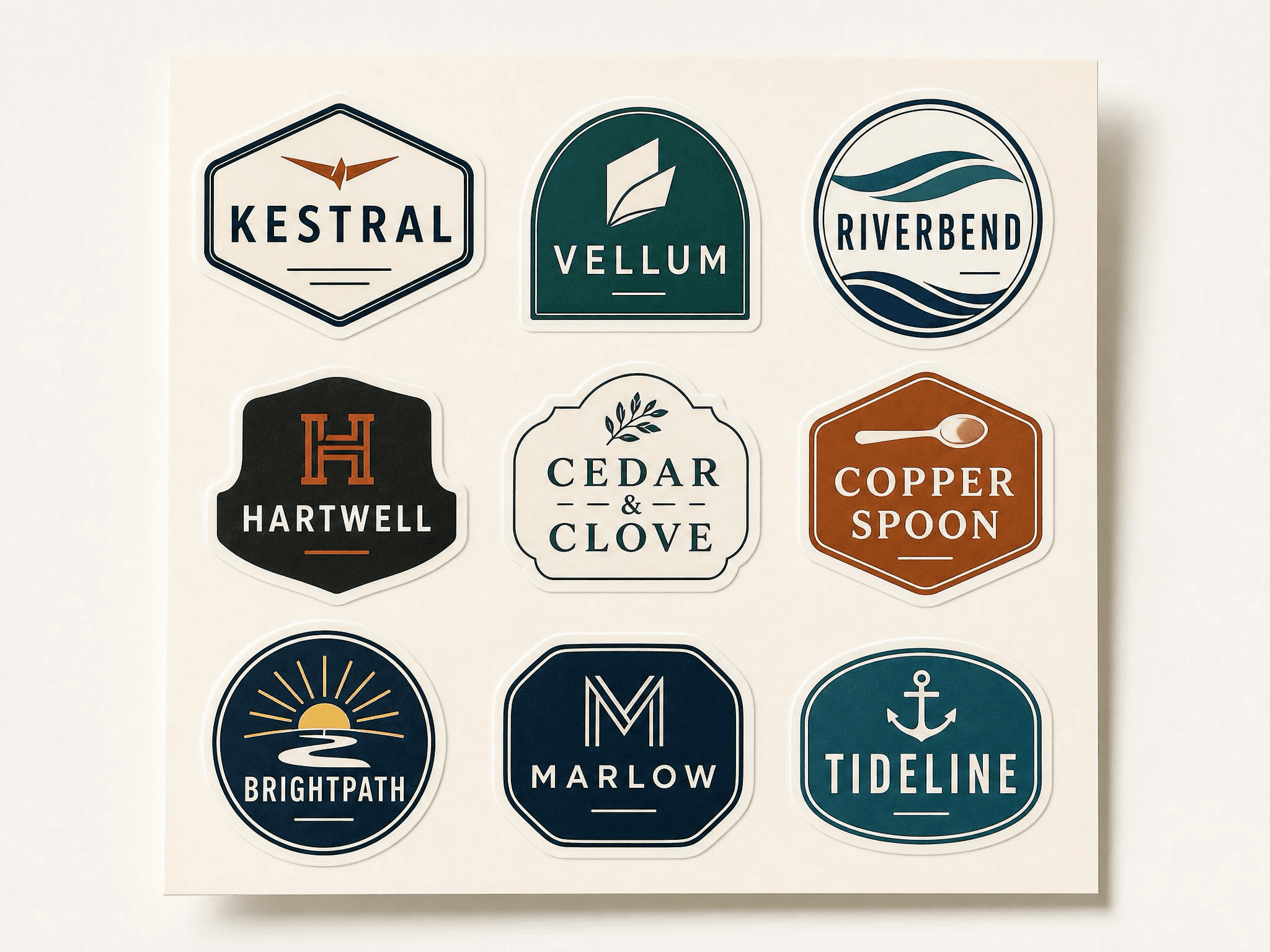 Square Cut Labels